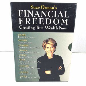 Suze Orman Financial Freedom Creating True Wealth Now System 9 CDs 4 Books